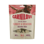 Przysmaki dla psa CARNILOVE Freeze Dried monoprotein indyk dziczyzna 60g