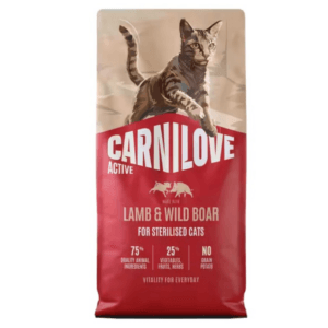 Karma dla kota CARNILOVE jagnięcina dzik sterylizacja 2kg