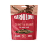 Przysmaki dla psa CARNILOVE Jerky indyk królik 100g