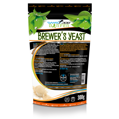 Suplementy dla psów GAME DOG barfer brewer's yeast 300g Suplementy dla psów GAME DOG barfer brewer's yeast 300g