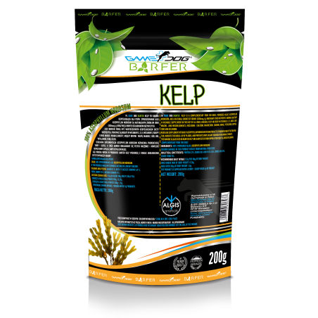 Suplementy dla psów GAME DOG barfer kelp 200g