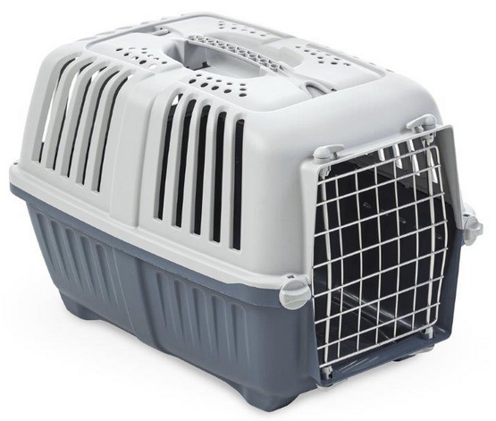 Transporter dla kota mały YARRO pratiko kolor niebiesko szary