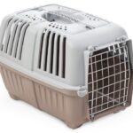 Transporter dla kota marki YARRO pratiko różowo szary