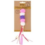 Zabawka dla kota DINGO gąsienica 10cm