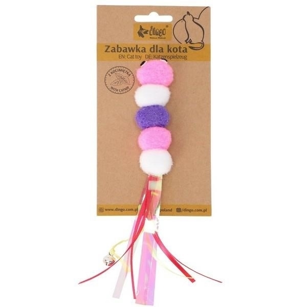 Zabawka dla kota DINGO gąsienica 10cm Zabawka dla kota DINGO gąsienica 10cm