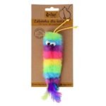 Zabawka dla kota DINGO robak 15cm