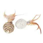 Zabawka dla kota DINGO sizalowe piłki 2 szt