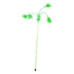 Zabawka dla kota DINGO wędka ogi zielona