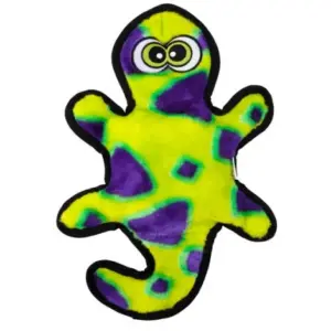 Zabawka dla psa OUTWARD HOUND Invincibles Gecko green 2 piszczałki