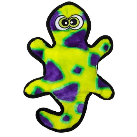 Zabawka dla psa OUTWARD HOUND Invincibles Gecko green 2 piszczałki