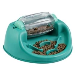Zabawka dla psa OUTWARD HOUND spin 'n eat zielona - gra edukacyjna