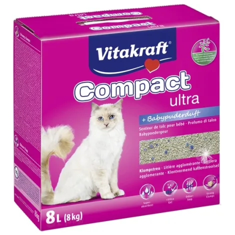 Żwirek dla kota VITAKRAFT compact ultra plus 8kg
