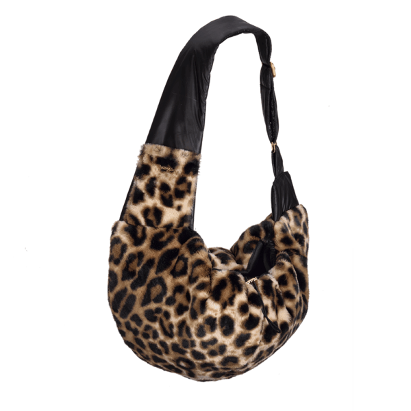 Elegancka torba listonoszka PETSTORIES leopard S do 2kg Elegancka torba listonoszka PETSTORIES leopard S do 2kg