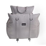 Fotelik samochodowy PETSTORIES szary + torba 47,5x42x45,5cm