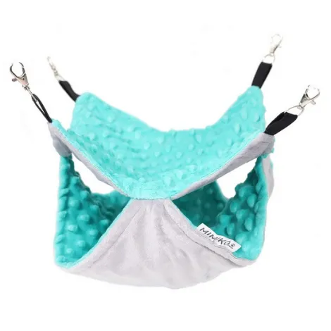 Hamak MIMIKO pets dwupoziomowy miętowy 30x30cm