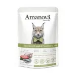 Karma dla kota AMANOVA sterilised jagnię sardynki 85g