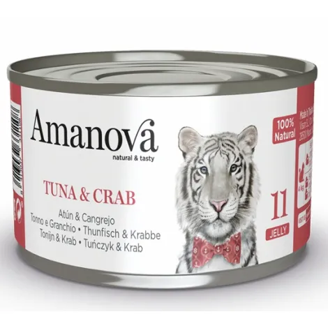 Karma dla kota AMANOVA tuńczyk krab 70g Karma dla kota AMANOVA tuńczyk krab 70g