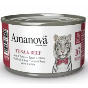 Karma dla kota AMANOVA tuńczyk wołowina 85g