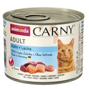 Karma dla kota ANIMONDA carny kura łosoś 200g