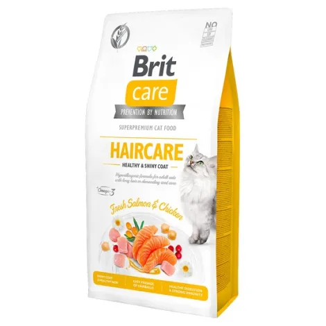 Karma dla kota BRIT CARE grain free sierść 7kg