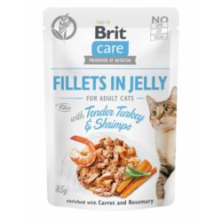Karma dla kota BRIT CARE krewetki indyk sasz. 85g Karma dla kota BRIT CARE krewetki indyk sasz. 85g