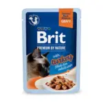 Karma dla kota BRIT premium filet indyk sos sasz. 85g