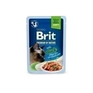 Karma dla kota BRIT premium sterilised filet kaczka sos 85g