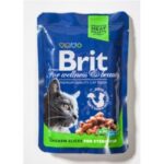 Karma dla kota BRIT premium sterilised kurczak sasz. 100g