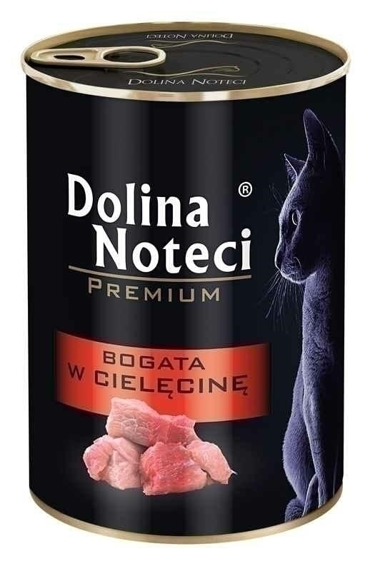 Karma dla kota DOLINA NOTECI cielęcina 400g Karma dla kota DOLINA NOTECI cielęcina 400g