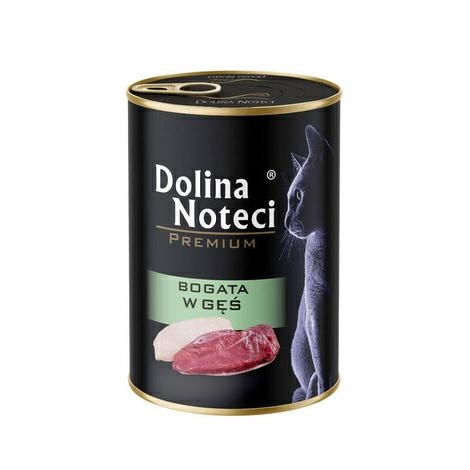 Karma dla kota DOLINA NOTECI gęś 400g Karma dla kota DOLINA NOTECI gęś 400g