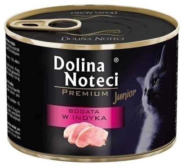 Karma dla kota DOLINA NOTECI indyk 185g Karma dla kota DOLINA NOTECI indyk 185g