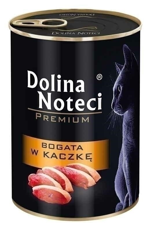 Karma dla kota DOLINA NOTECI kaczka 400g Karma dla kota DOLINA NOTECI kaczka 400g