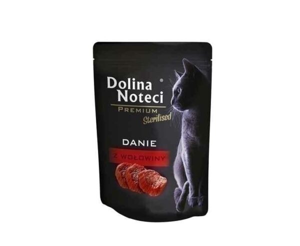Karma dla kota DOLINA NOTECI sterylizacja danie z wołowiny 85g Karma dla kota DOLINA NOTECI sterylizacja danie z wołowiny 85g