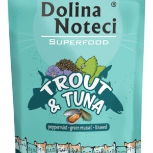 Karma dla kota DOLINA NOTECI superfood pstrąg tuńczyk 85g