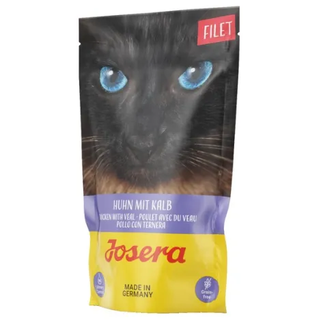 Karma dla kota JOSERA filet kura cielęcina 70g Karma dla kota JOSERA filet kura cielęcina 70g