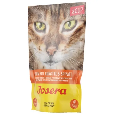 Karma dla kota JOSERA zupa kura marchew szpinak 85g Karma dla kota JOSERA zupa kura marchew szpinak 85g