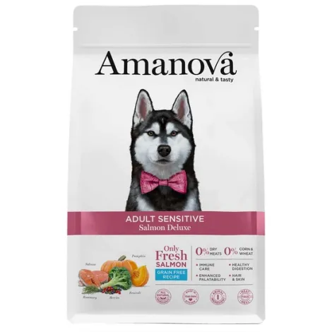 Karma dla psa AMANOVA Adult Sensitive łosoś 10kg Karma dla psa AMANOVA Adult Sensitive łosoś 10kg