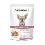 Karma dla psa AMANOVA Adult Tasty łosoś indyk 100g
