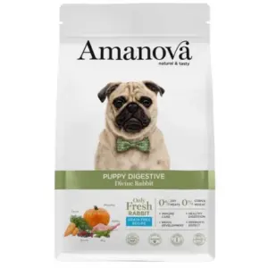 Karma dla psa AMANOVA Puppy Digestive Divine królik 2kg