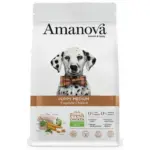 Karma dla psa AMANOVA Puppy Medium Exquisite kurczak 2kg