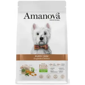 Karma dla psa AMANOVA Puppy Mini Exquisite kurczak 2kg