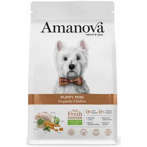Karma dla psa AMANOVA Puppy Mini Exquisite kurczak 2kg