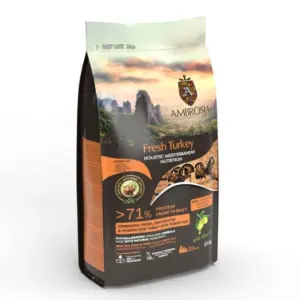 Karma dla psa AMBROSIA Mediterranean Light Świeży Indyk 1.5kg