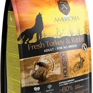 Karma dla psa AMBROSIA Sensitive Świeży Indyk i Królik 12kg