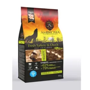 Karma dla psa AMBROSIA Świeży Indyk i Kaczka 2kg