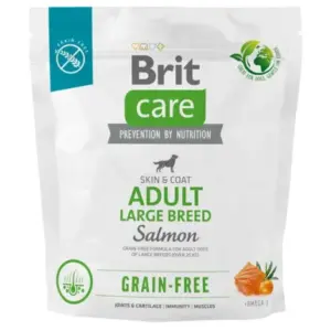 Karma dla psa BRIT CARE grain free adult large łosoś 1kg