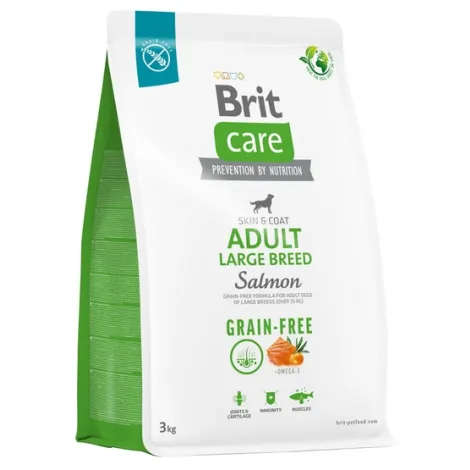 Karma dla psa BRIT CARE grain free adult large łosoś 3kg