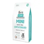 Karma dla psa BRIT CARE grain free mini light sterilised 400g