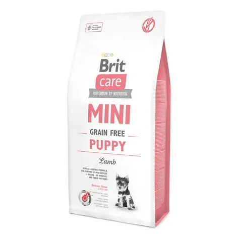 Karma dla psa BRIT CARE grain free mini puppy jagnięcina 400g
