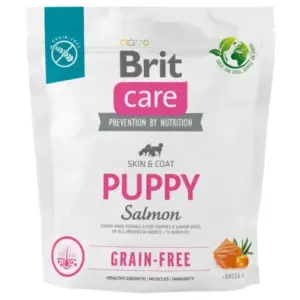 Karma dla psa BRIT CARE grain free puppy łosoś 1kg